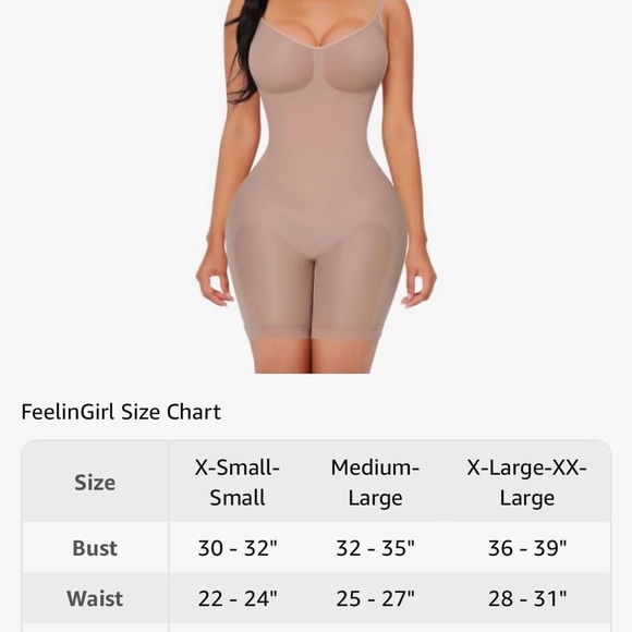 FeelinGirl Shapewear Bodysuit Tummy Control Seamless Sculpting Butt Lifter, ML - Picture 6 of 7